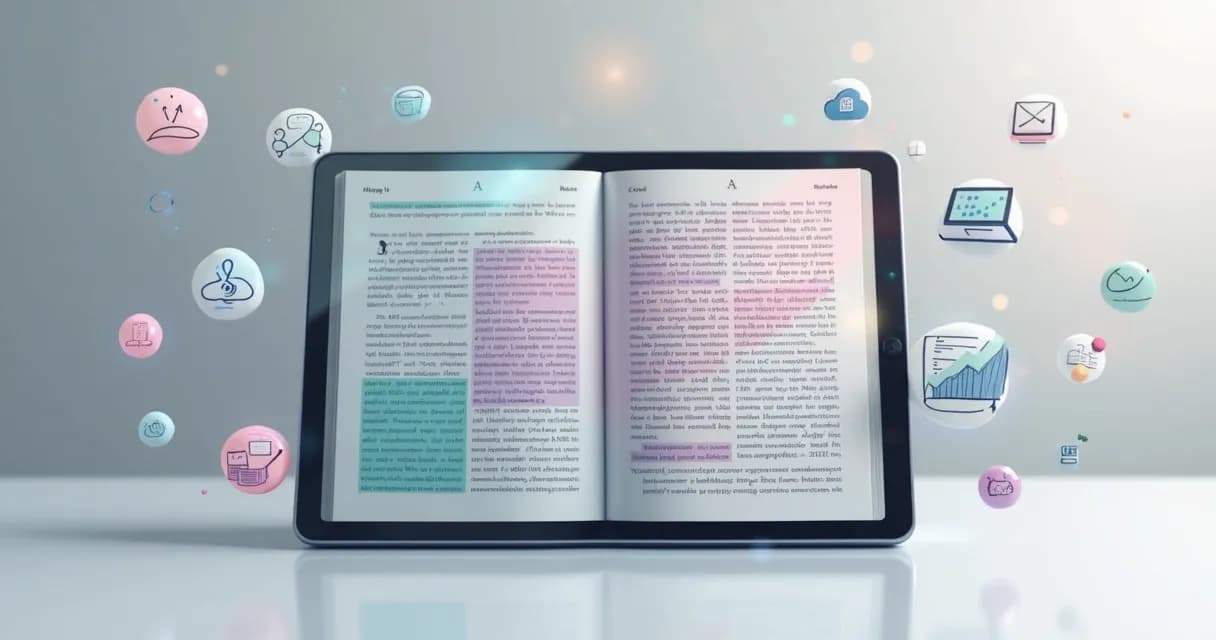 Ferramentas digitais traduzidas em ícones para ebook de mentoria 