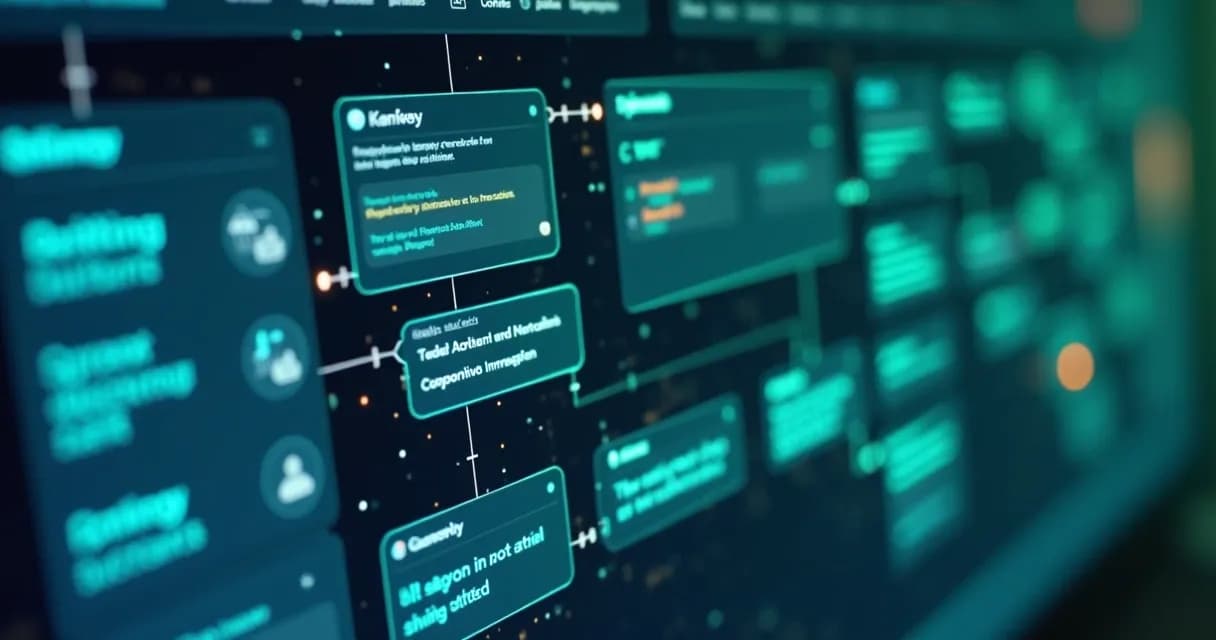 Fluxo de automação no quadro Kanban com integração de IA para mentorias. 
