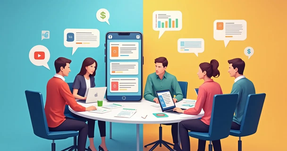 Comparação de taxas de conversão em diferentes canais de mentoria 