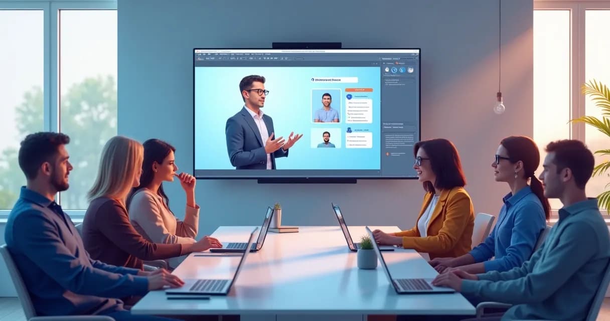 Mentoria online em grupo com sala virtual interativa
